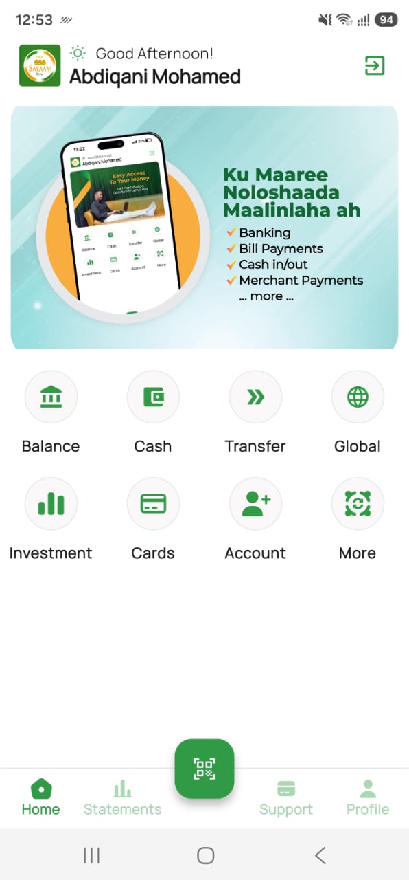 DSB Mobile Dashboard