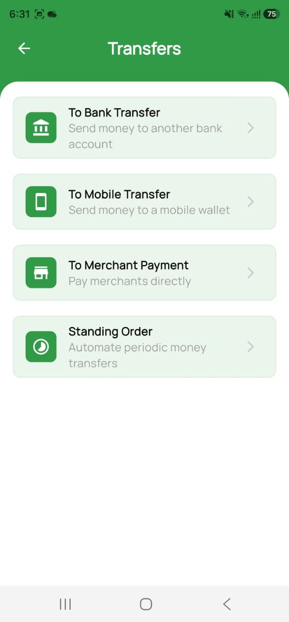 DSB Mobile Transfers